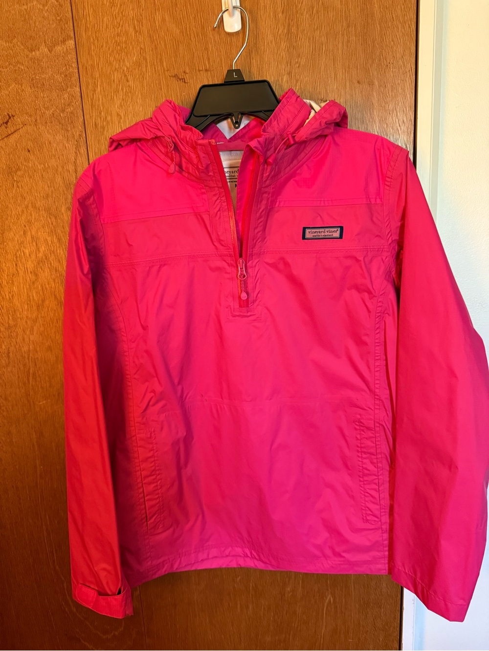 Vineyard Vines Hot Pink Pullover Windbreaker Jacket